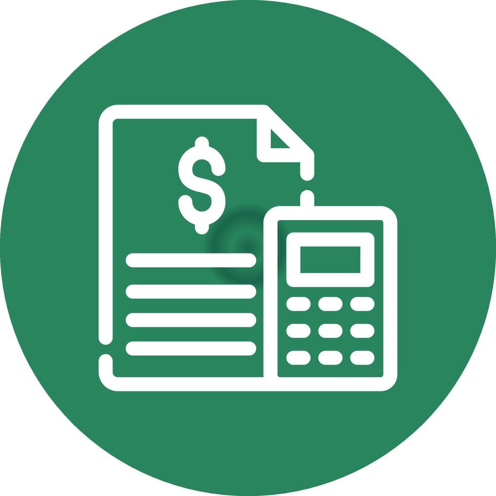Accounting Creative Icon Design vector