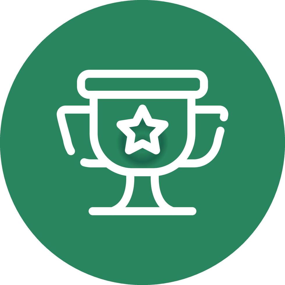 Trophy Creative Icon Design vector