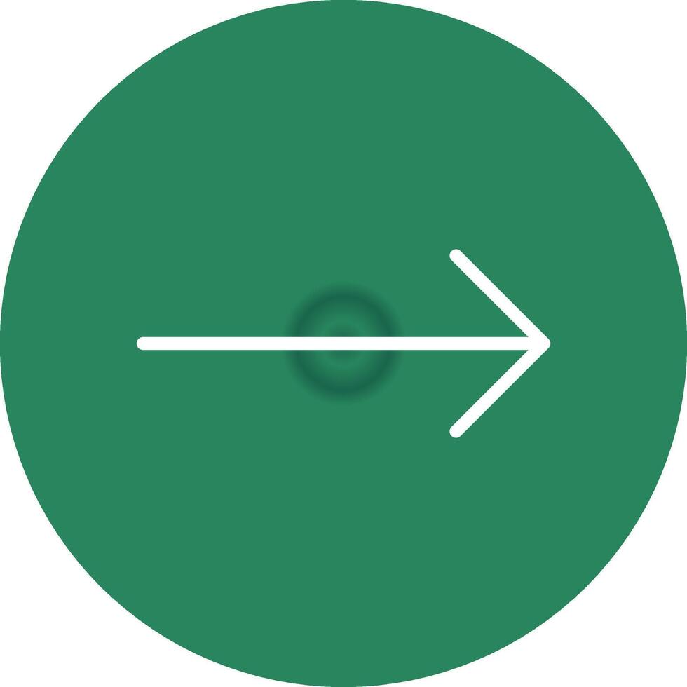 Right Arrow Creative Icon Design vector
