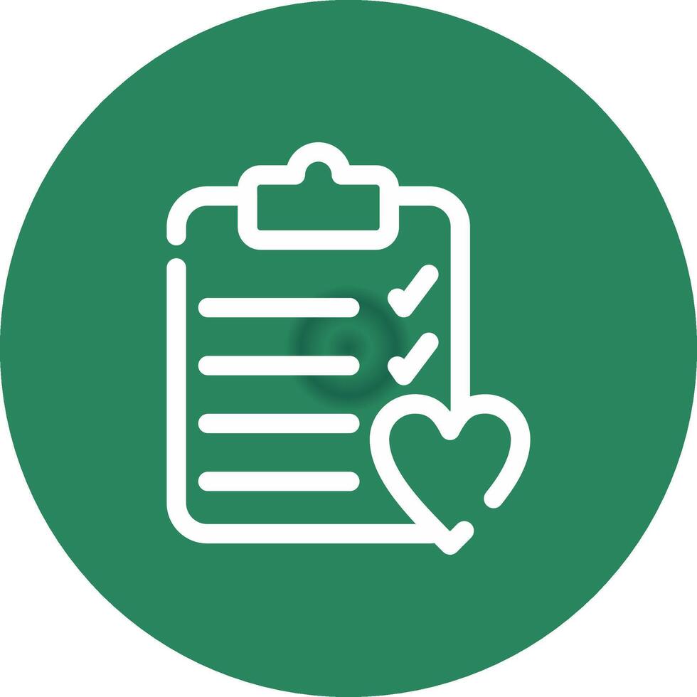 Checkup Creative Icon Design vector