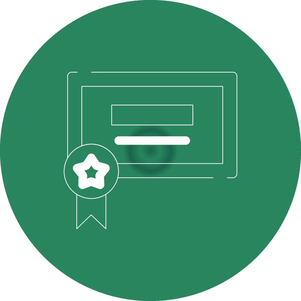 Certification Creative Icon Design vector