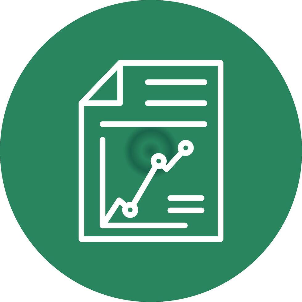 Report Creative Icon Design vector