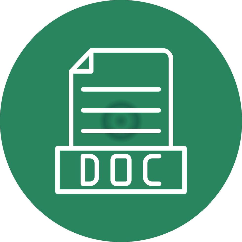 Doc Creative Icon Design vector