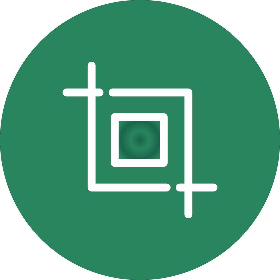 Crop Creative Icon Design vector