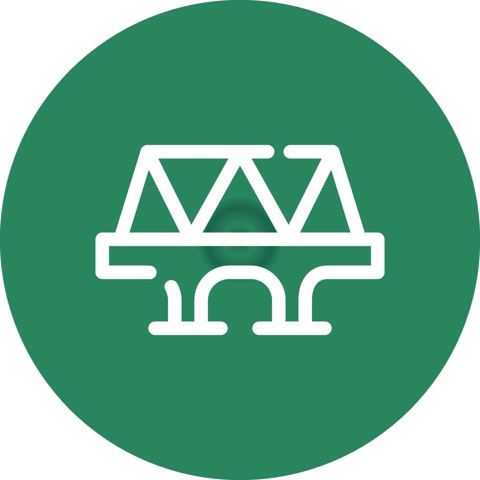 diseño de icono creativo de puente vector