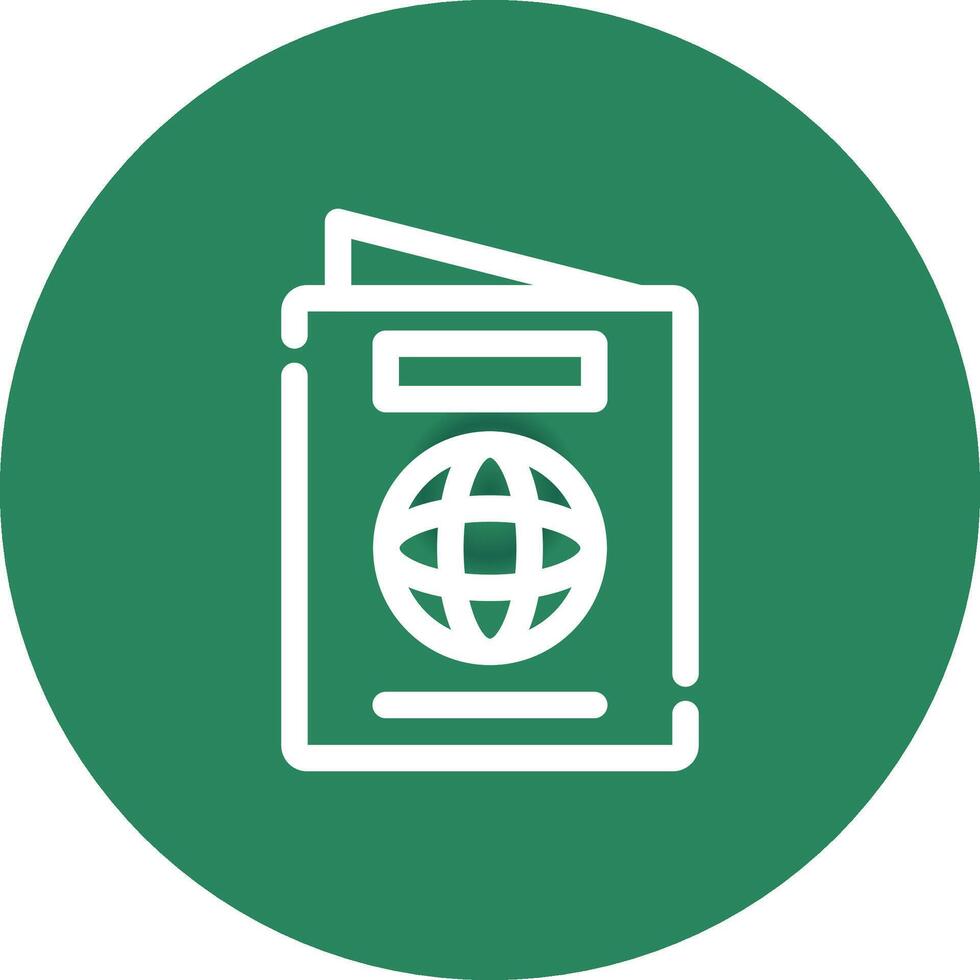 Passport Creative Icon Design vector