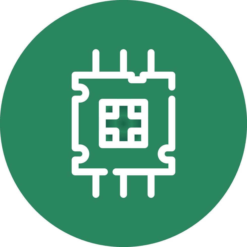 Processor Creative Icon Design vector