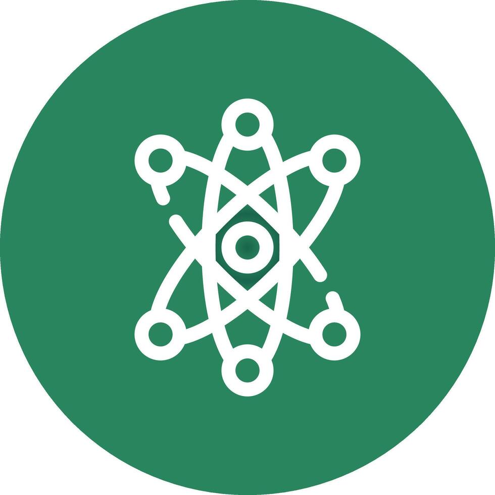 Atom Creative Icon Design vector