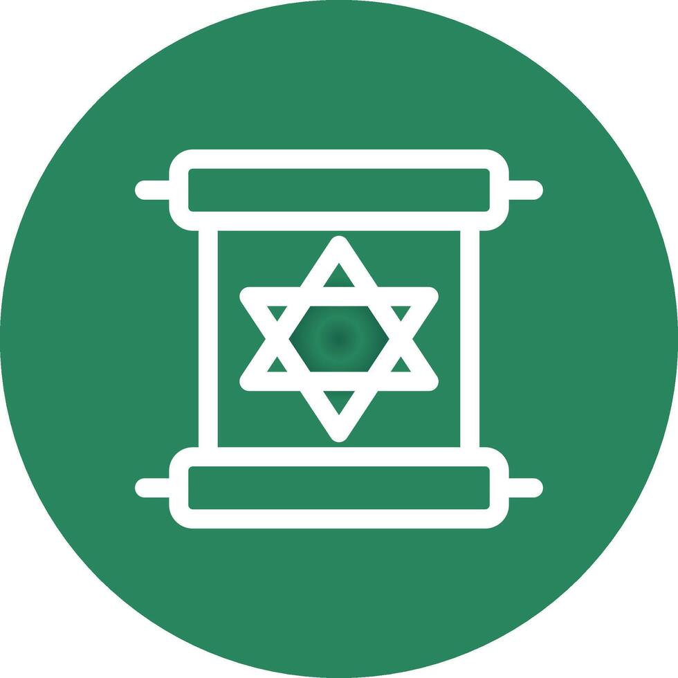 Scroll torah Creative Icon Design vector