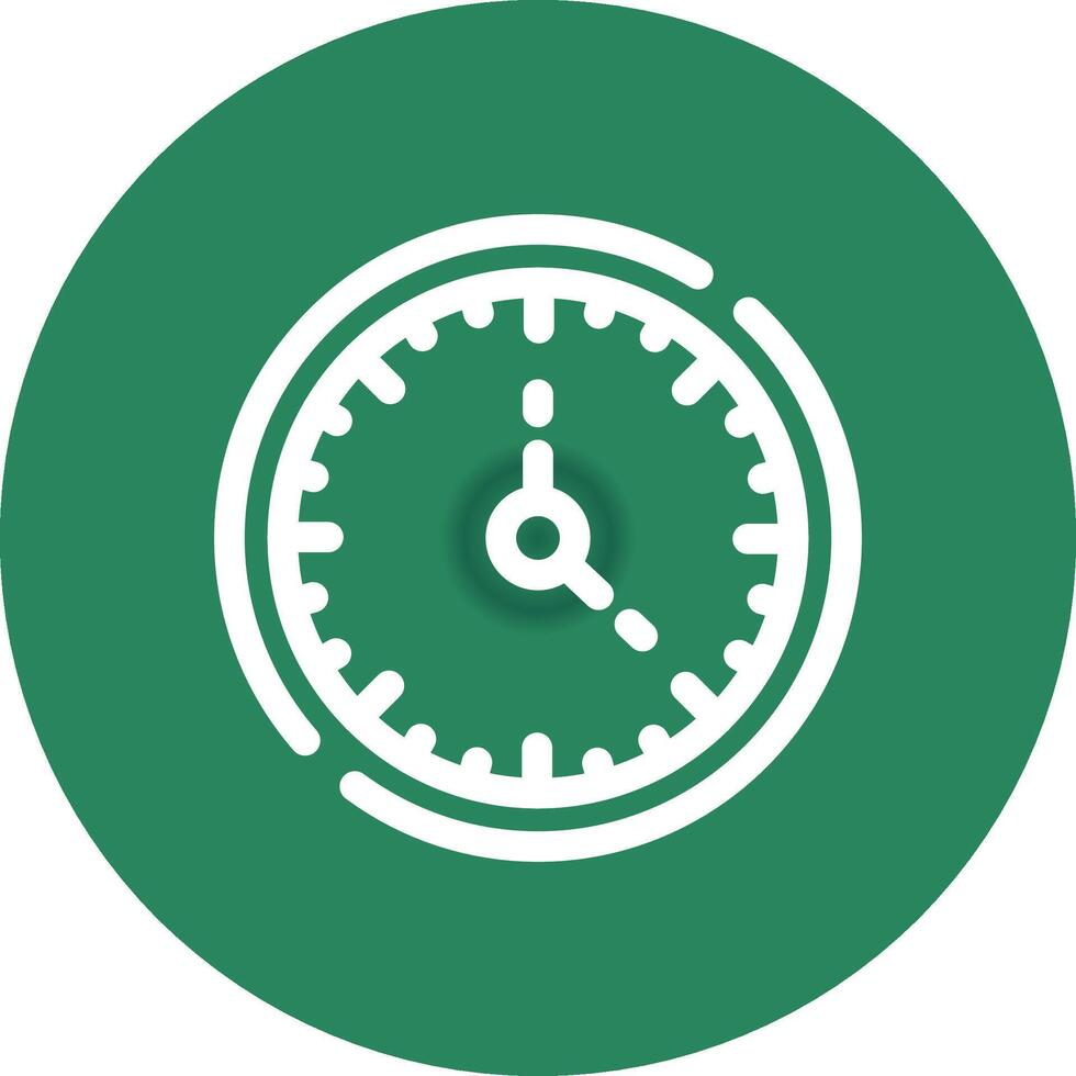 Line Circle Gradient Design vector