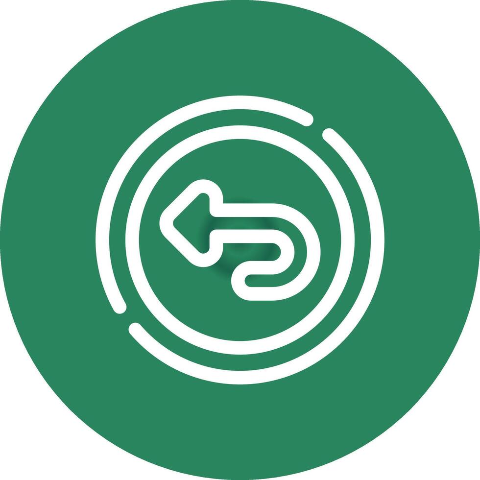 Undo Creative Icon Design vector