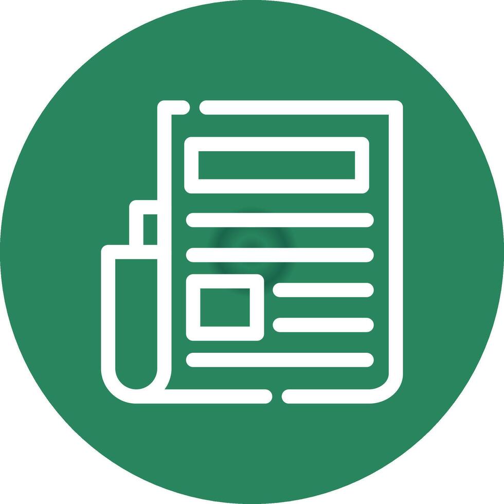 Newspaper Creative Icon Design vector