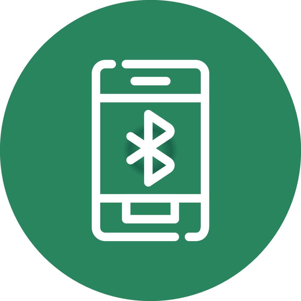 Bluetooth Creative Icon Design vector
