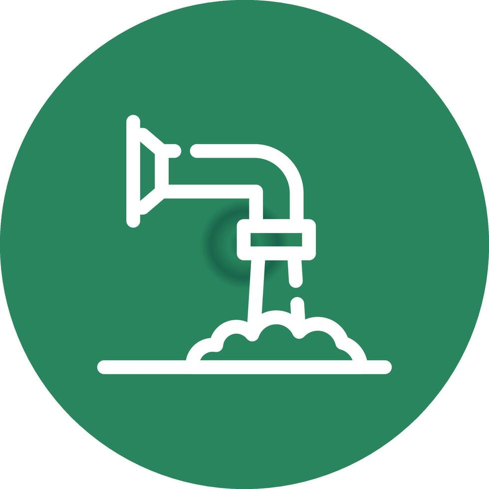 Waste Water Creative Icon Design vector