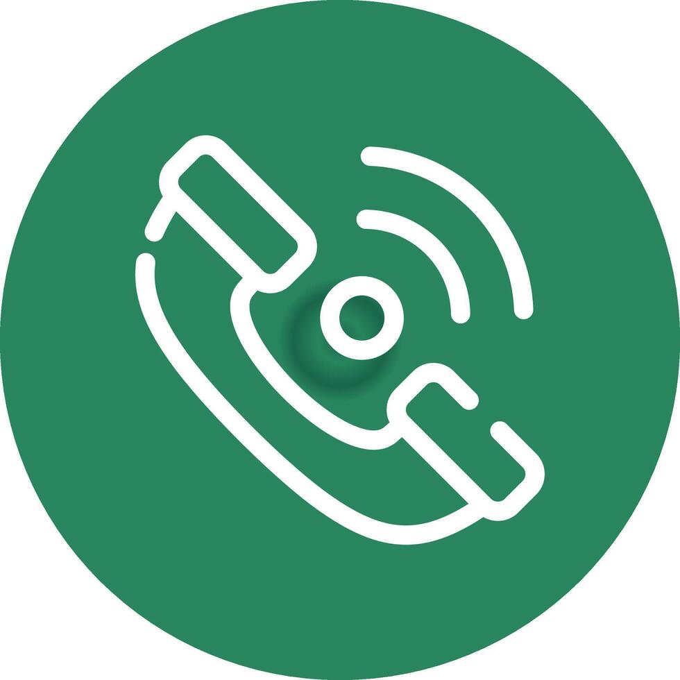Phone Receiver Creative Icon Design vector