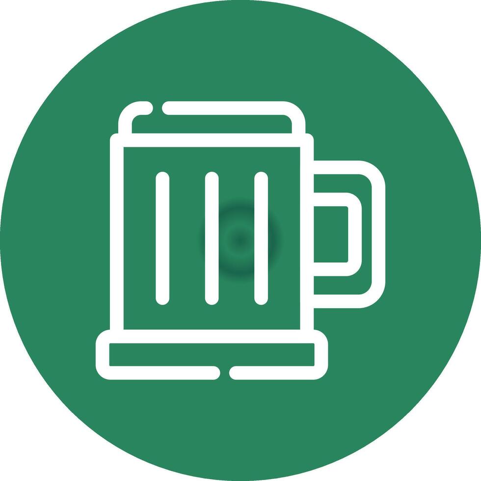 Pint Of Beer Creative Icon Design vector