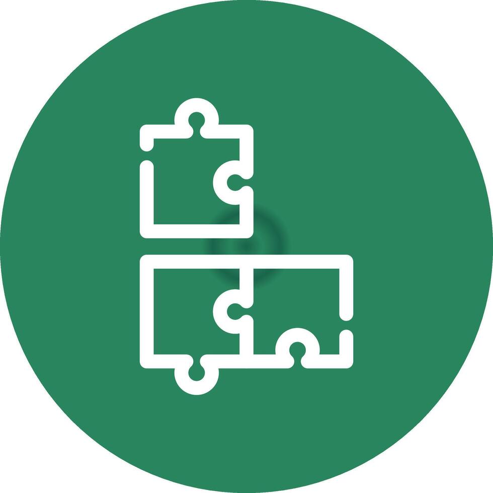 Puzzle Creative Icon Design vector