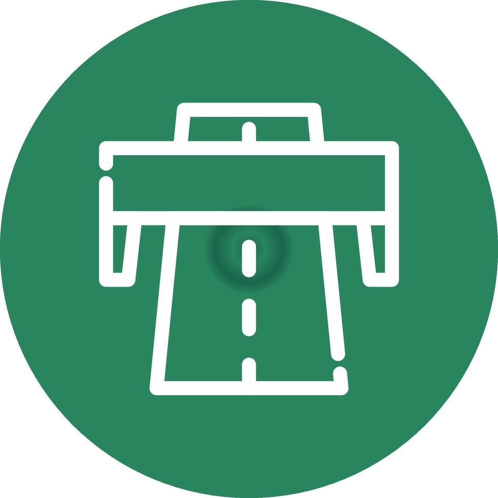 Motorway Creative Icon Design vector