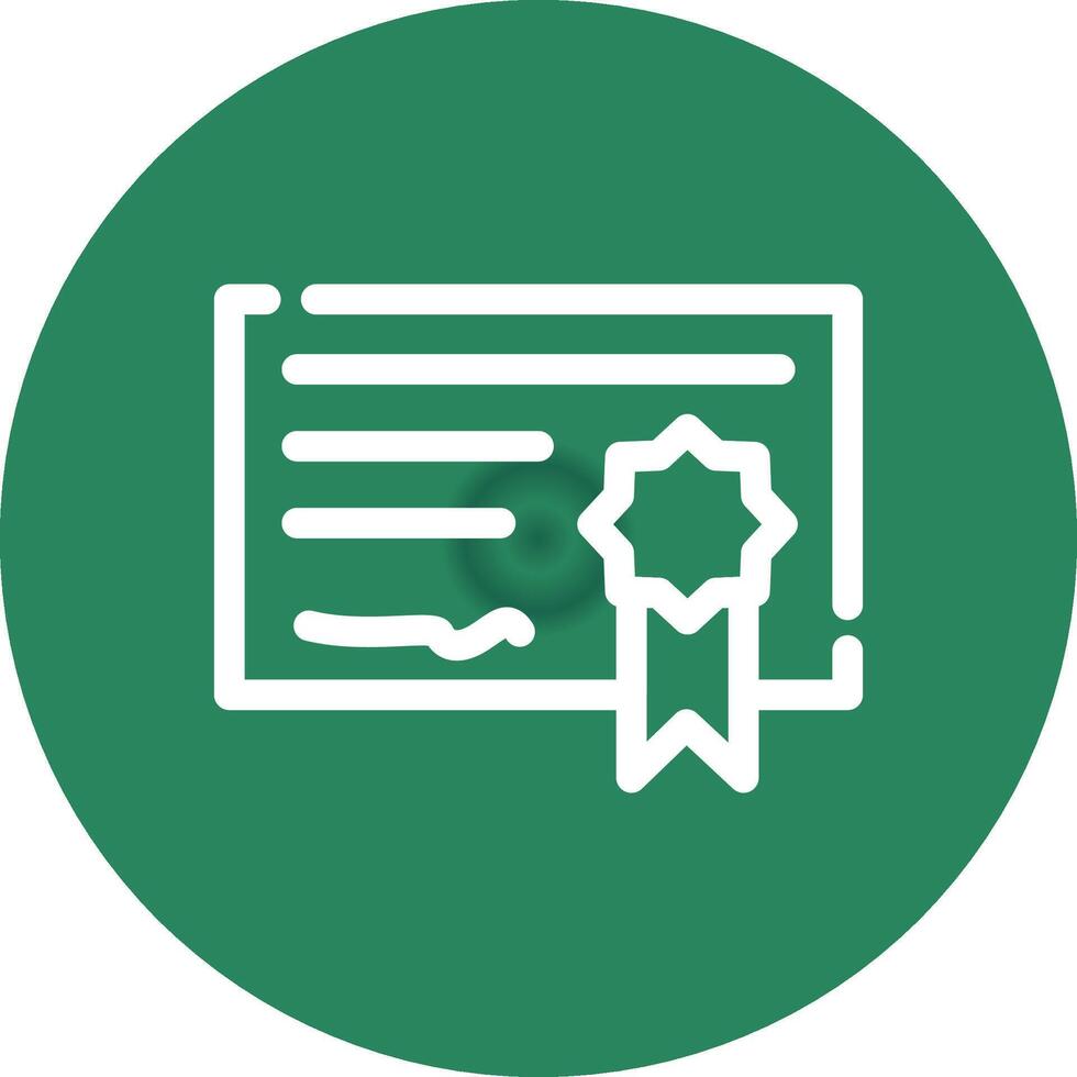 Diploma Creative Icon Design vector