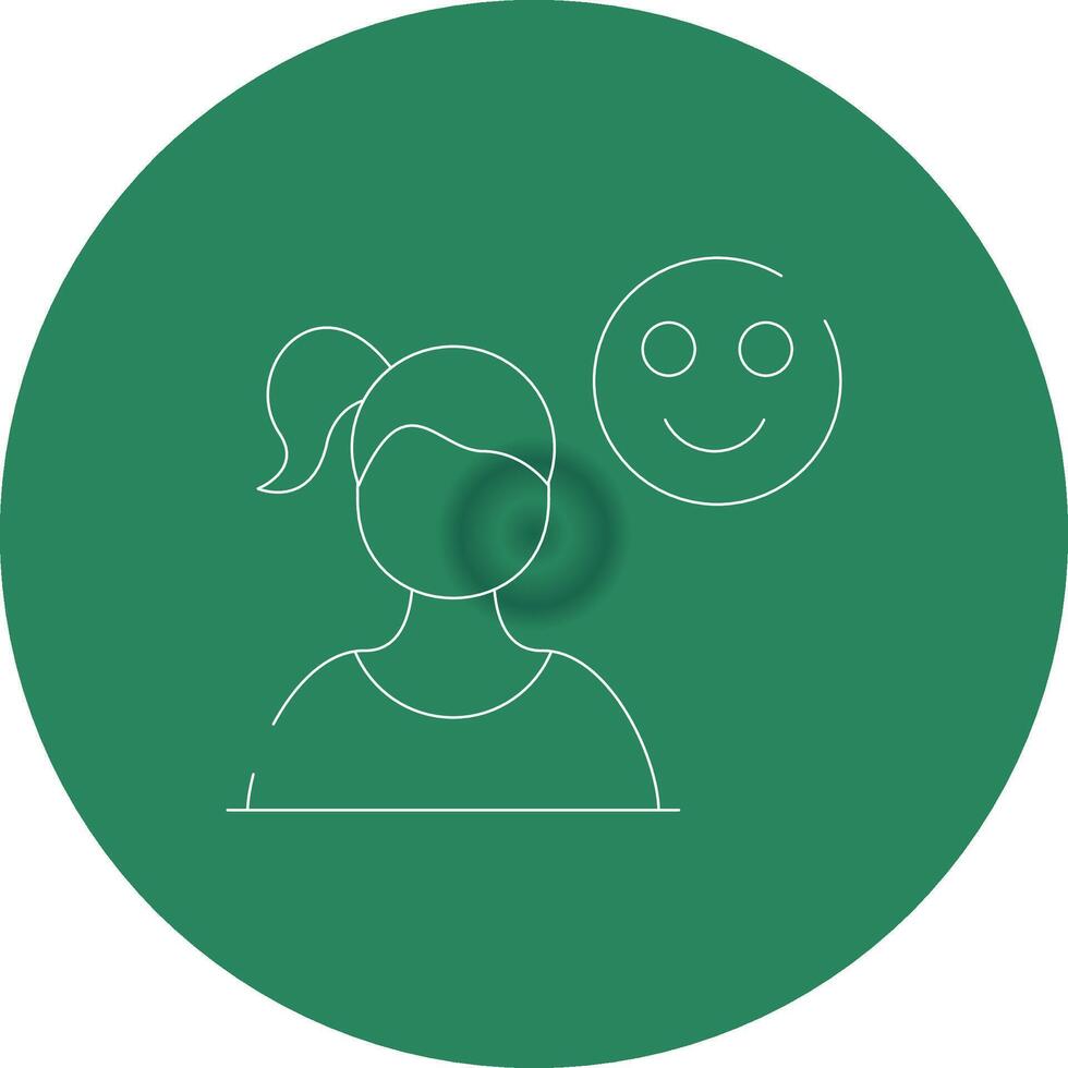 Happy Creative Icon Design vector