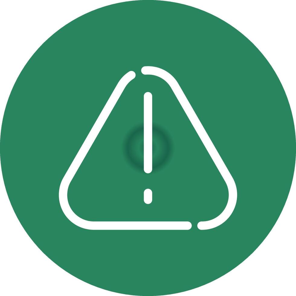 Warning Creative Icon Design vector