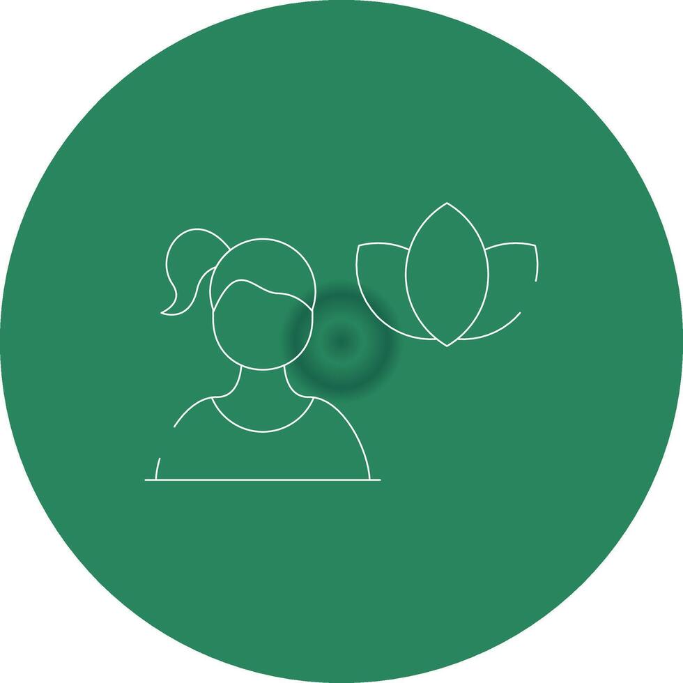 Meditation Creative Icon Design vector