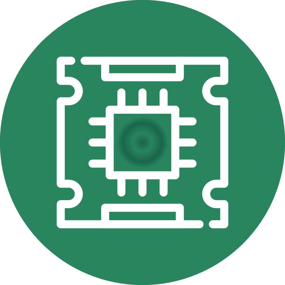 Processor Creative Icon Design vector