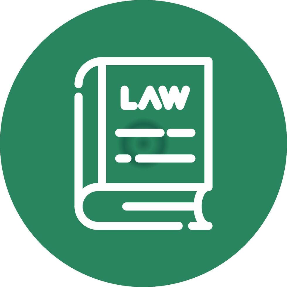 Law Book Creative Icon Design vector