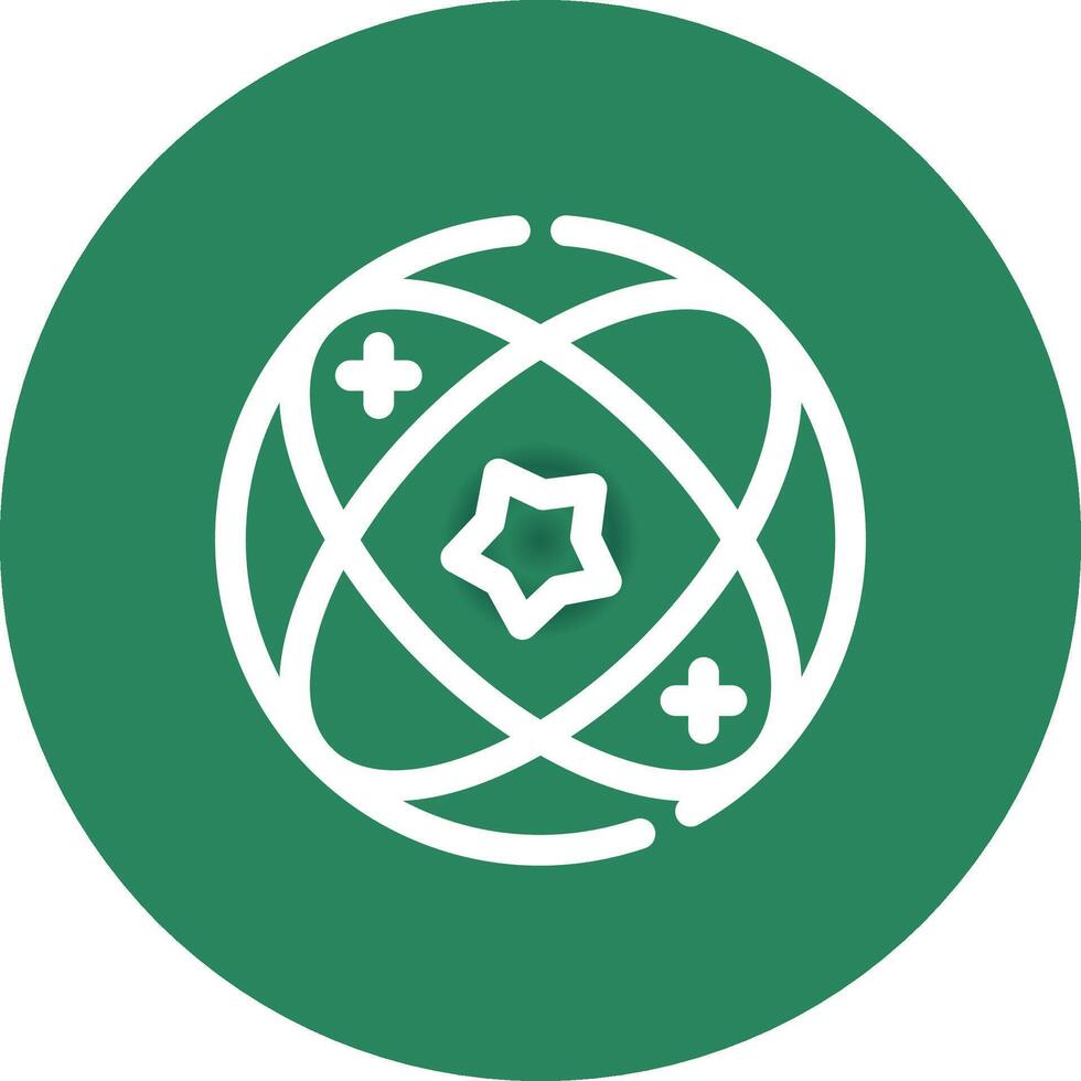 Line Circle Gradient Design vector