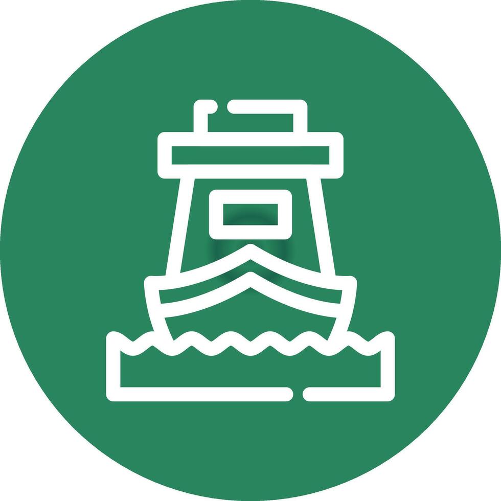 Ship Creative Icon Design vector
