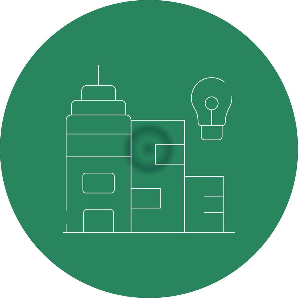 Building a Business Creative Icon Design vector