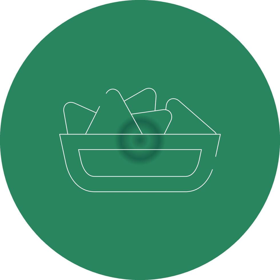 Nachos Creative Icon Design vector