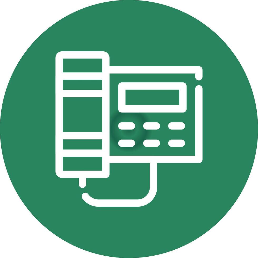 Telephone Creative Icon Design vector