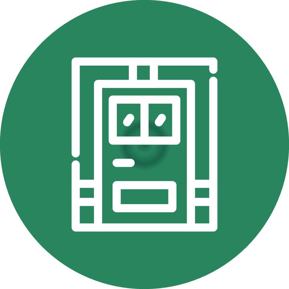 Room Door Creative Icon Design vector