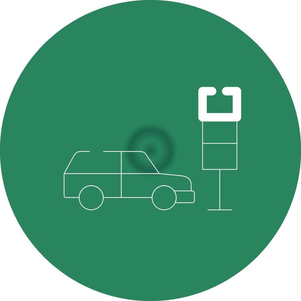 Taxi Signal Creative Icon Design vector