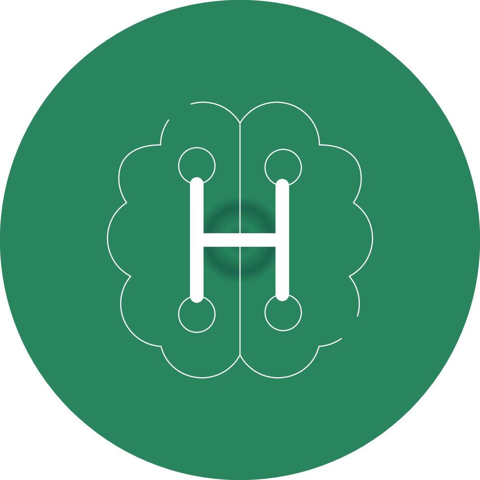 Humanoid Robot Creative Icon Design vector
