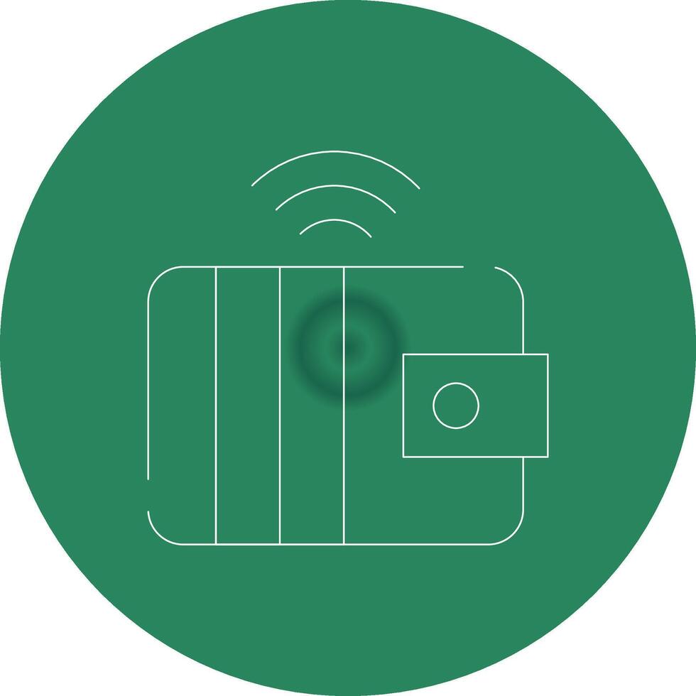 Smart Wallet Creative Icon Design vector