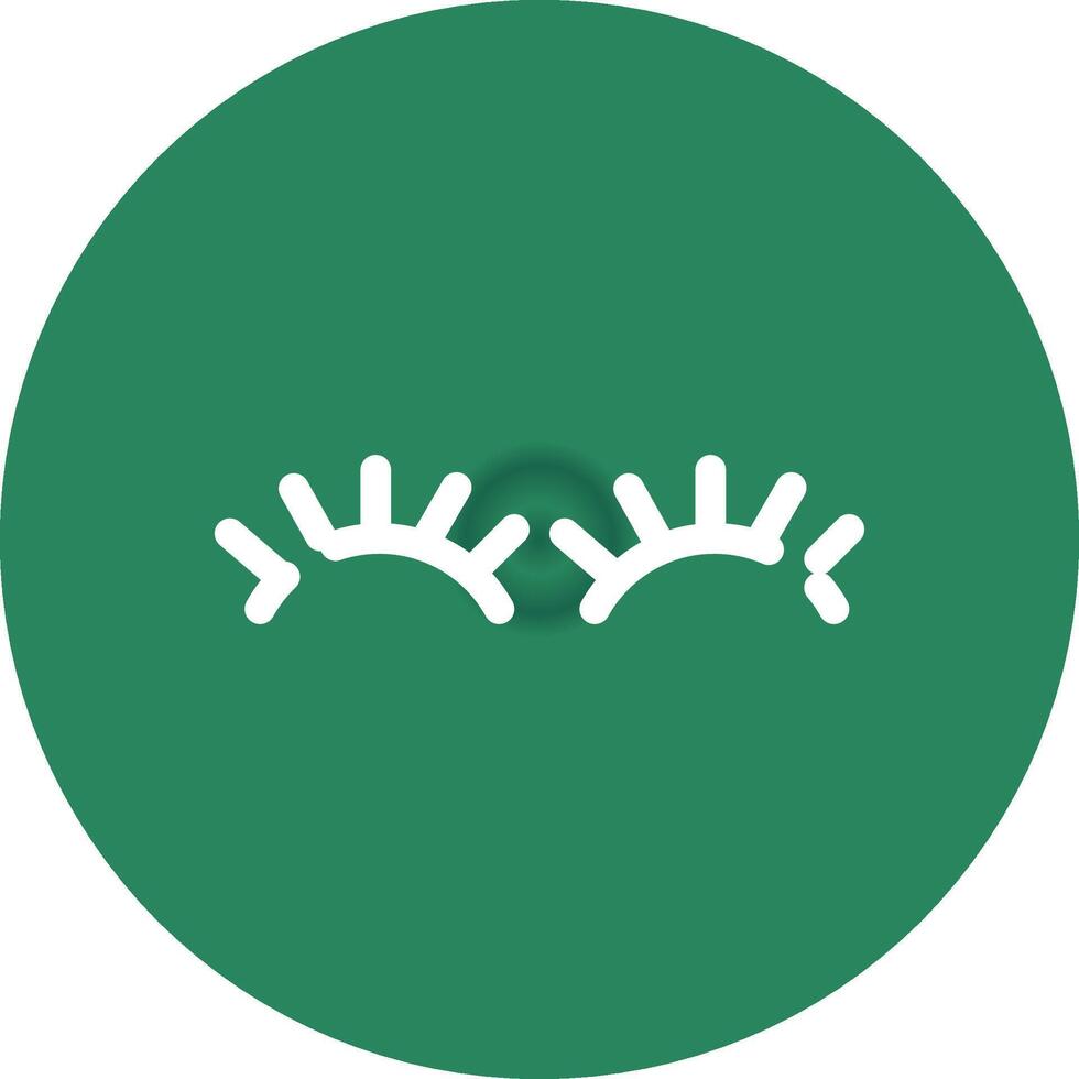 Eyelashes Creative Icon Design vector