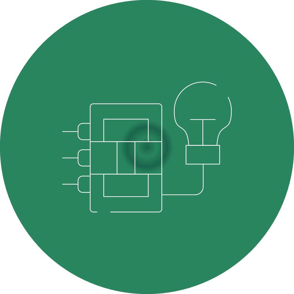 Circuit Creative Icon Design vector