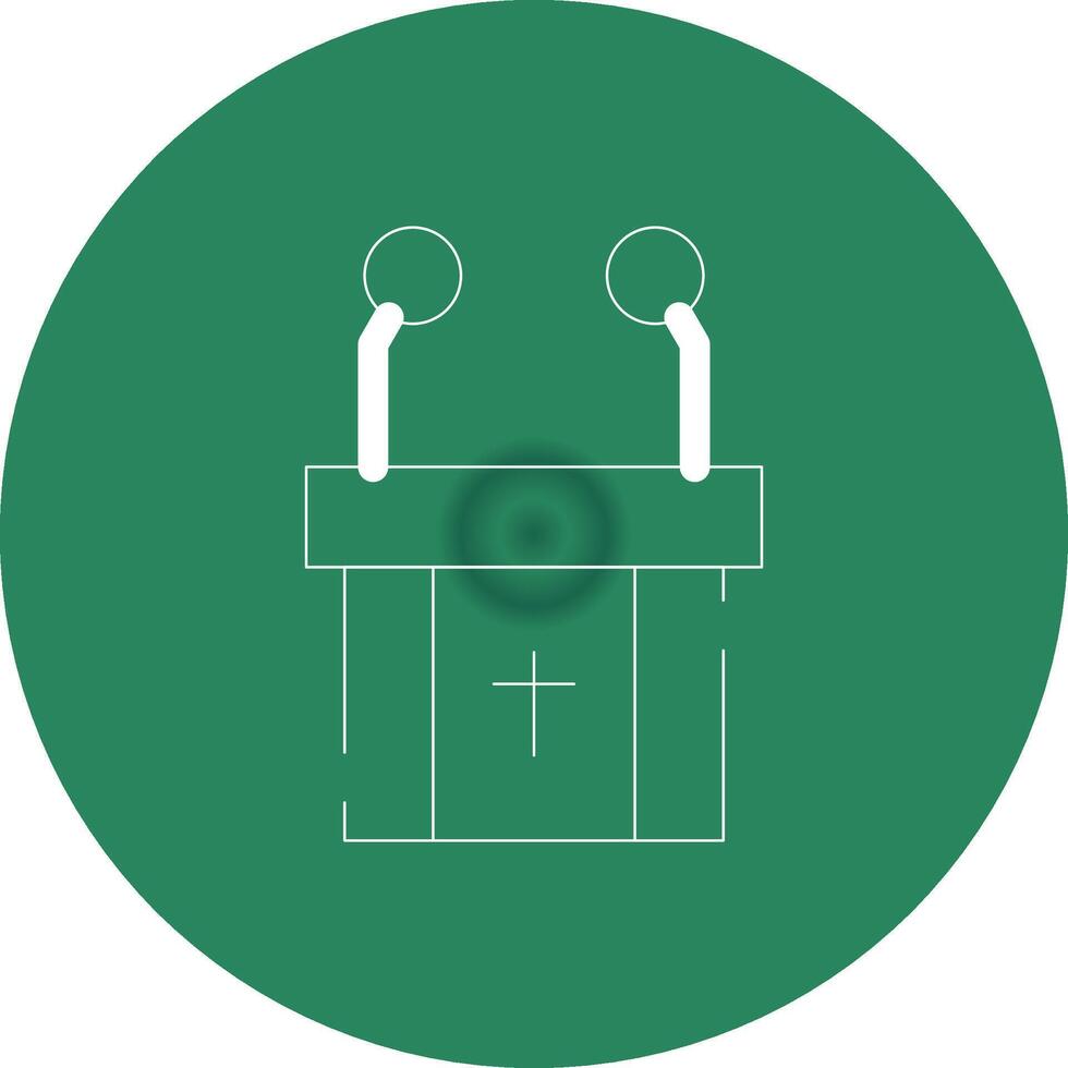 Pulpit Creative Icon Design vector