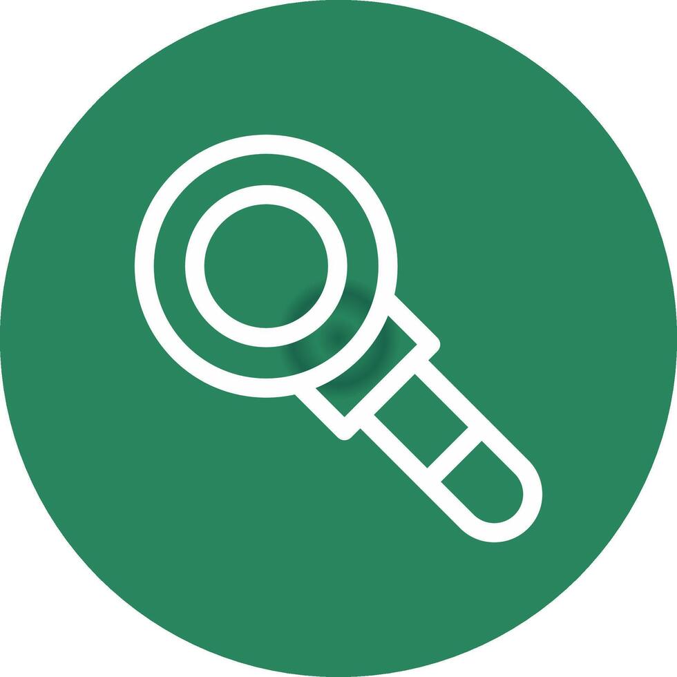 Magnifying Glass Creative Icon Design vector