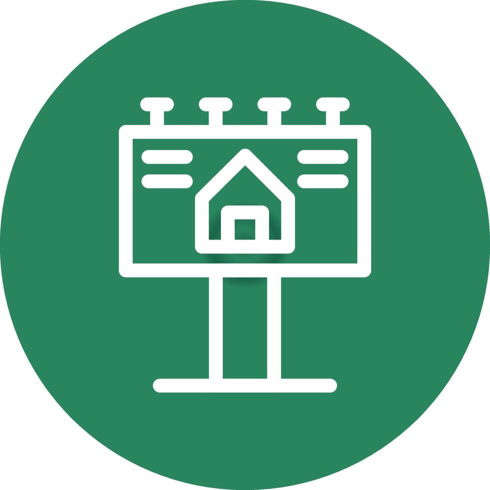 Billboard Creative Icon Design vector