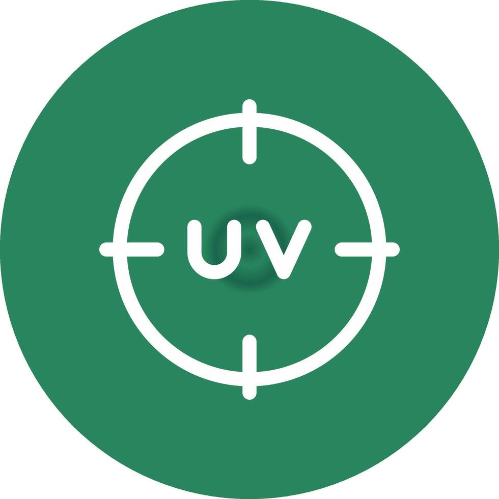Uv Creative Icon Design vector