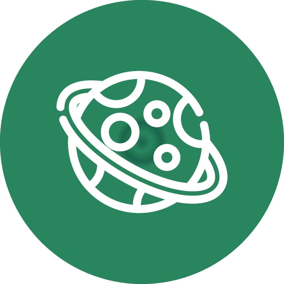 Planet Creative Icon Design vector