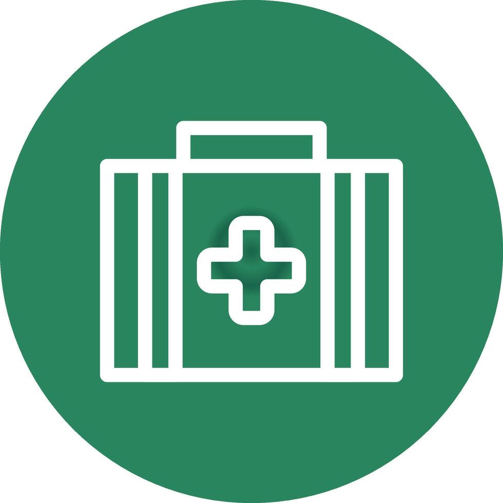 First Aid Kit Creative Icon Design vector