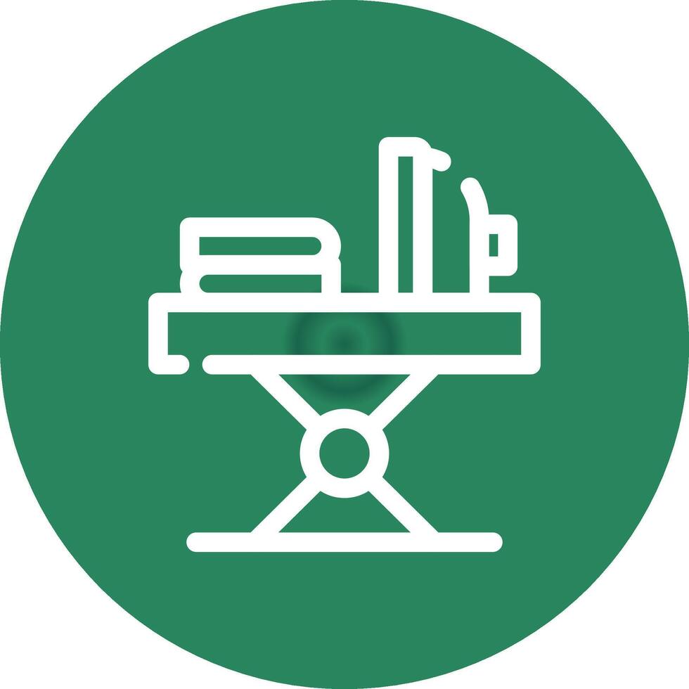Iron Table Creative Icon Design vector