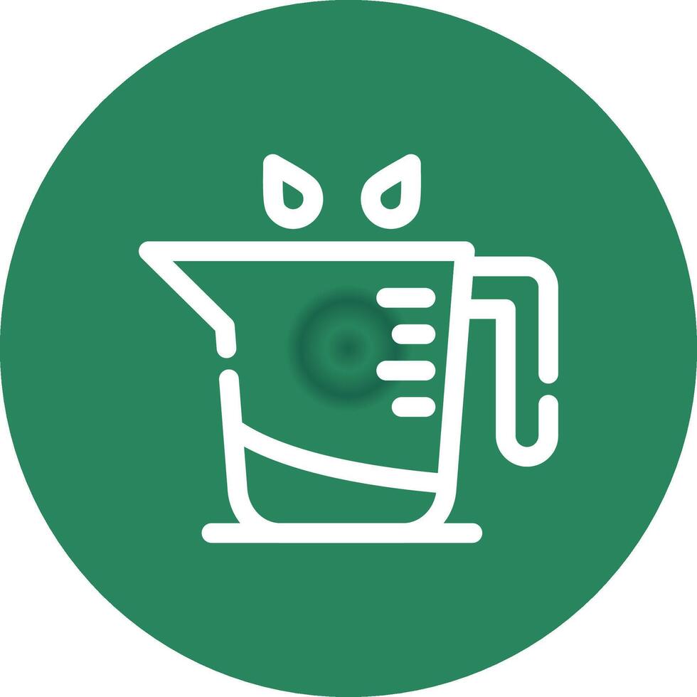 Measuring Glass Creative Icon Design vector
