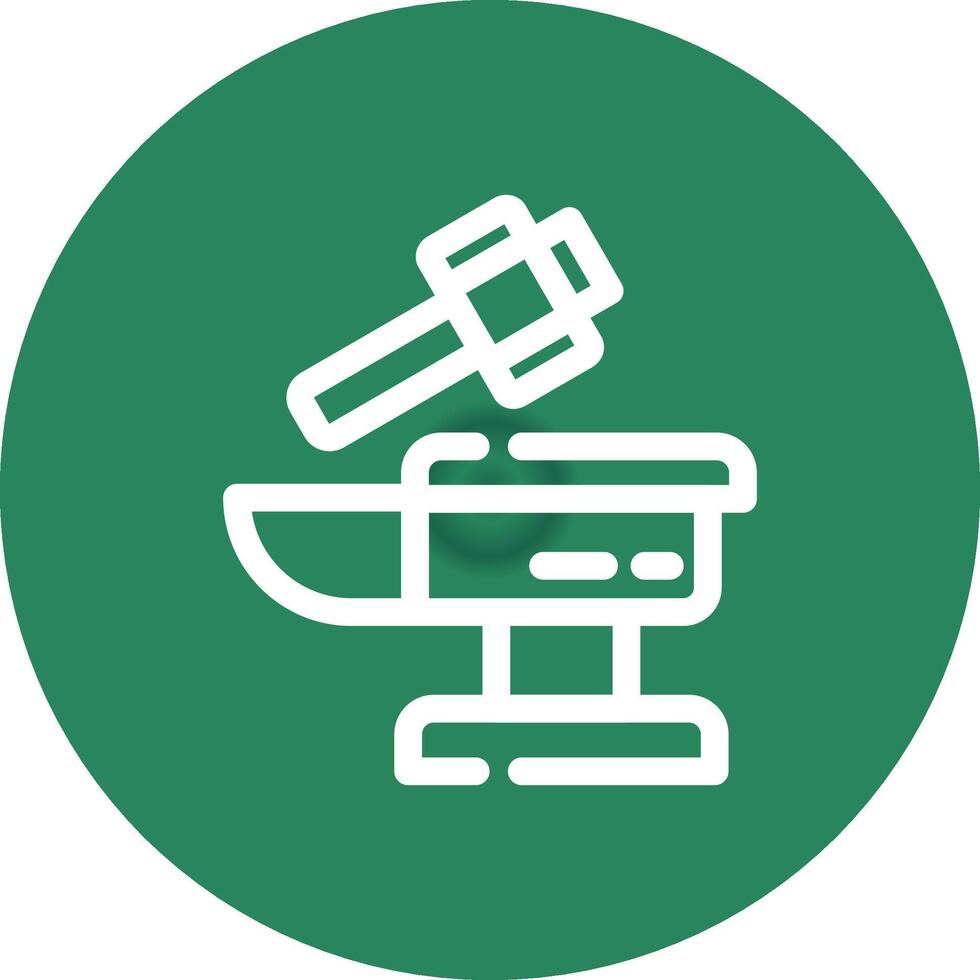 Anvil Creative Icon Design vector