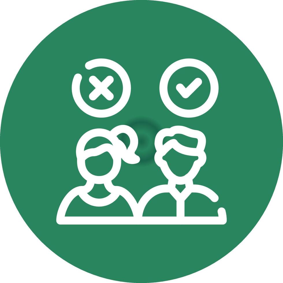 Candidate Creative Icon Design vector