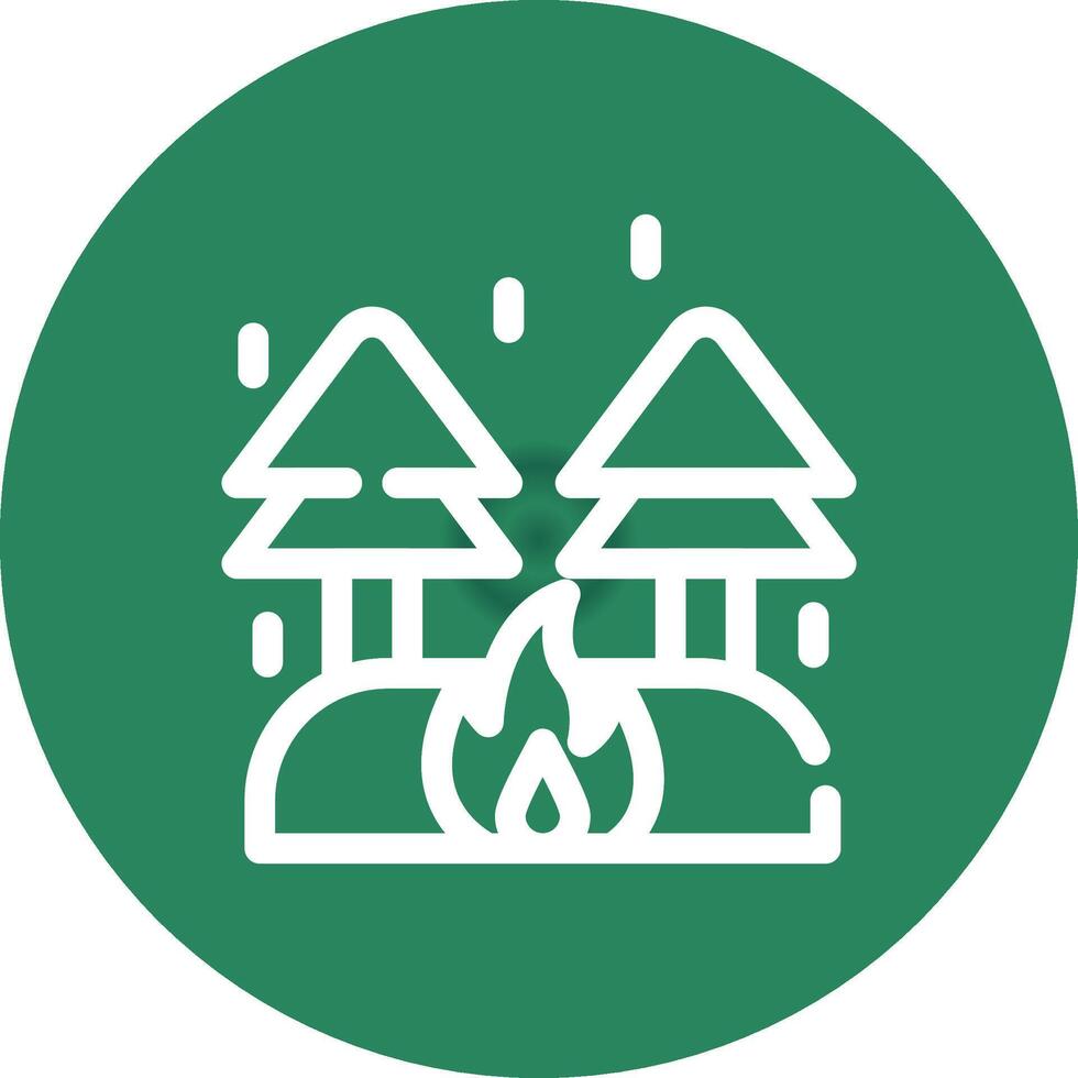 Fire Creative Icon Design vector